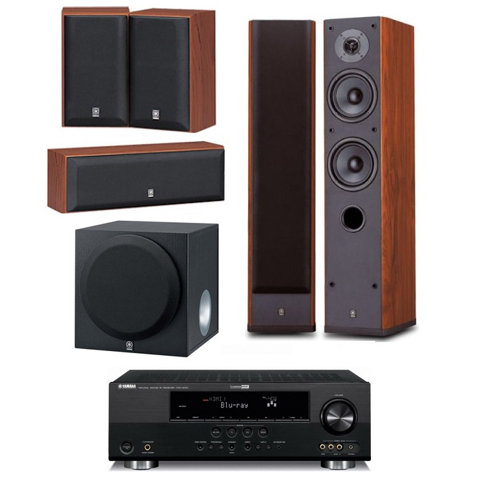 야마하 NS-8900 5.1채널 + 야마하 AV리시버 (HTR-6240, YST-SW012)