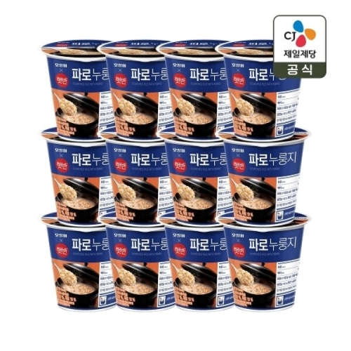 CJ제일제당 오쌀미X햇반 파로누룽지 30g (12개)