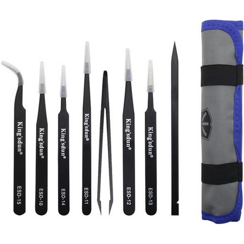 라이트컴 COMS 정밀 핀셋 세트 ID670 (8pcs)_이미지