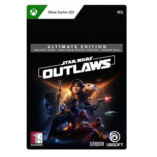  스타워즈: 아웃로 한글판 XBOX Series, 얼티밋/다운로드코드