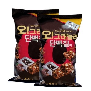 오리온 마켓오 오그래놀라 단백질바 540g 44입 (2개)