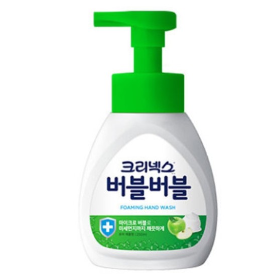 크리넥스 버블버블 핸드워시 퓨어애플 250ml (4개)_이미지