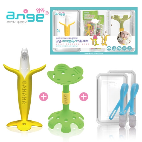 앙쥬 치발기 2종세트(바나나 + 기린)_이미지