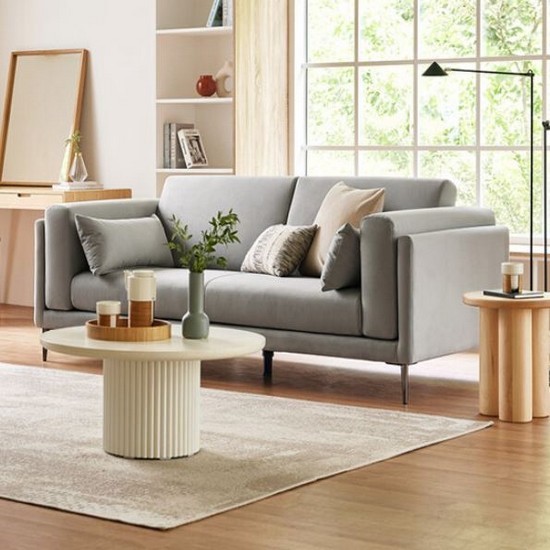 자코모 베네토 스위브 패브릭 소파 3인용 (스툴별도)