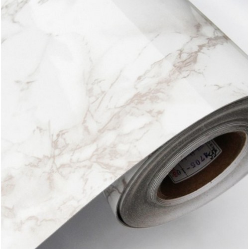 한국시트 데코미 고광택 대리석 시트지 베이지그레이 AWS-30004