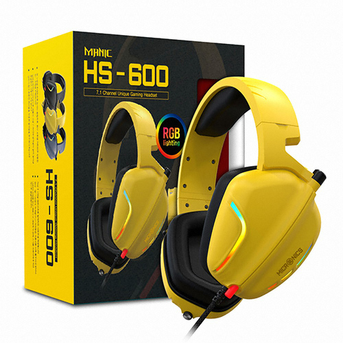마이크로닉스 MANIC HS-600 가상 7.1채널 게이밍 헤드셋_이미지