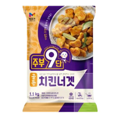 목우촌 주부9단 골든 치킨너겟 1.1kg (1개)_이미지