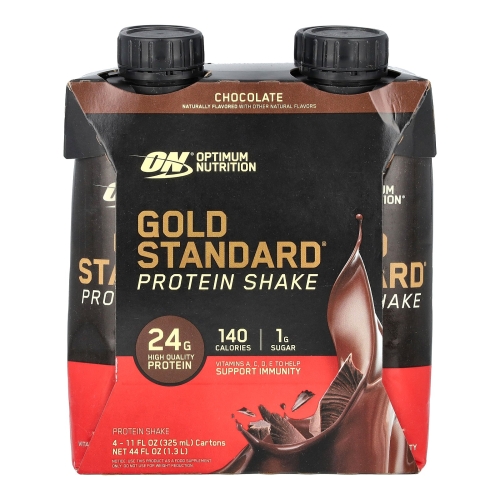 옵티멈뉴트리션 Gold Standard 단백질 셰이크 초콜릿 325ml (4개)_이미지