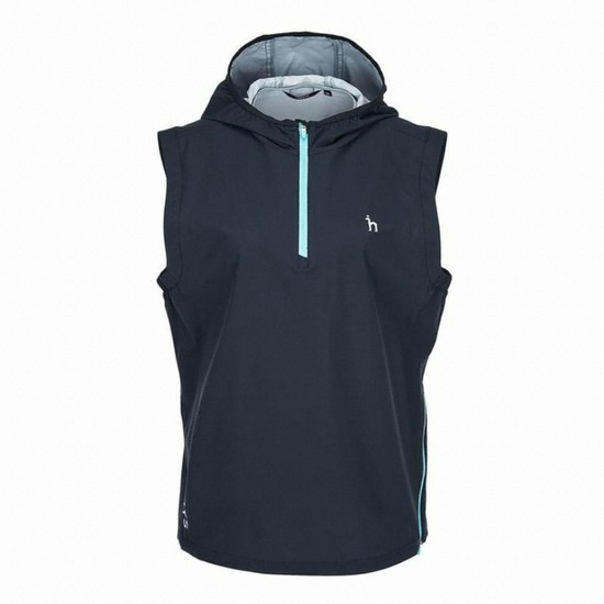 헤지스골프 지퍼배색 반집업베스트 HUJU8B483CG