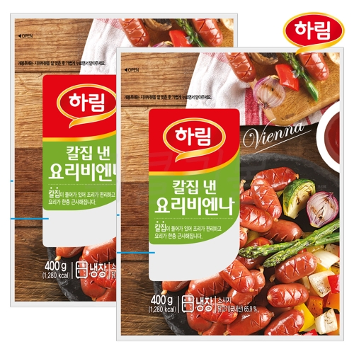 하림 칼집 낸 요리비엔나 400g (2개)_이미지