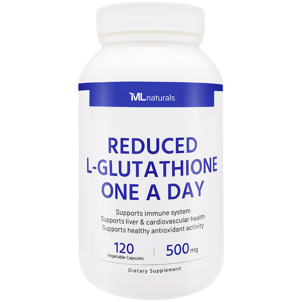 마이라이프 내추럴스 Reduced L-글루타치온 원 어 데이 500mg 120베지캡슐 (해외) (2개)