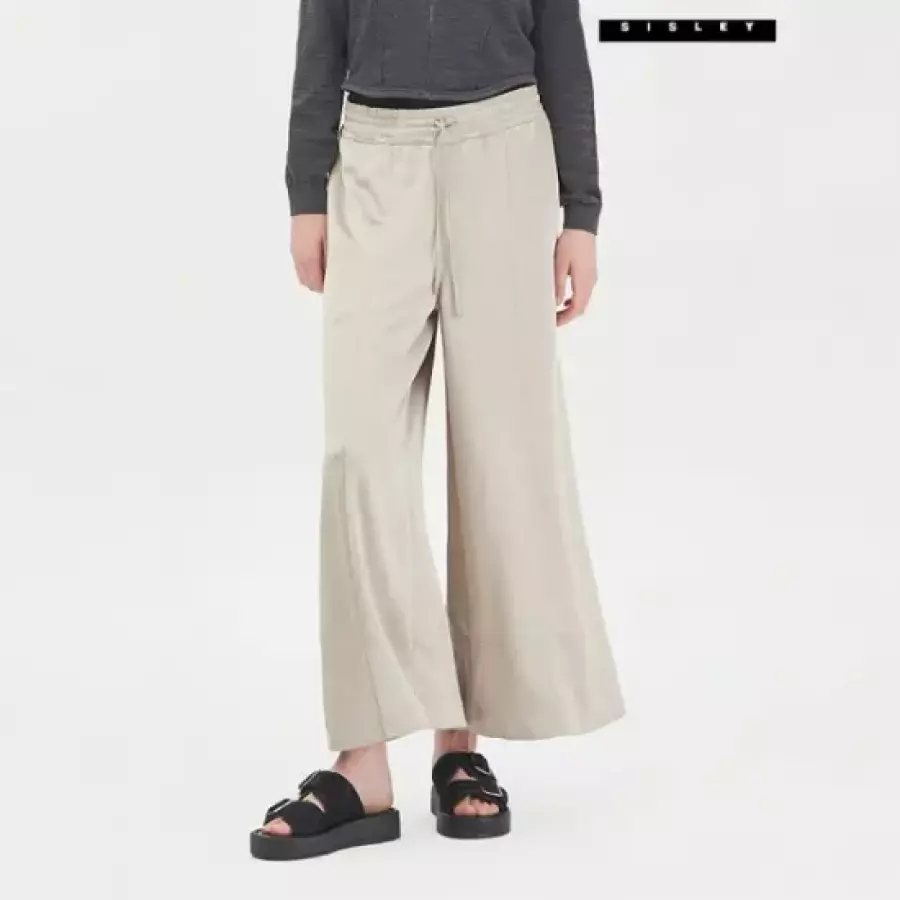 SISLEY 뉴낸드 밴딩 와이드 팬츠 SAPT05341_BG_이미지