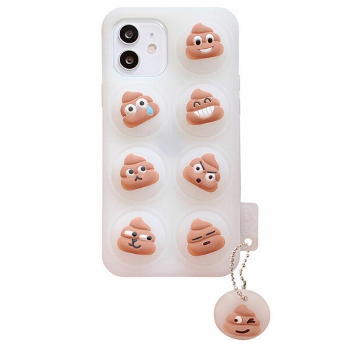 베켄 베락스 아이폰11 프로 맥스 이모티콘 버블 소프트 실리콘 케이스_이미지