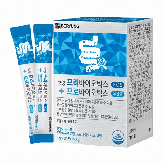 보령컨슈머헬스케어 보령 프리바이오틱스+프로바이오틱스 30포 (2개)