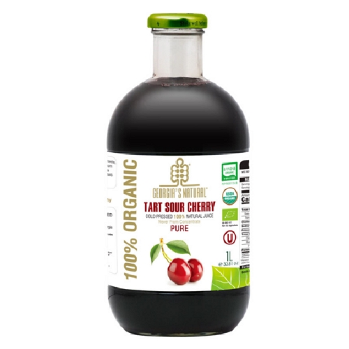 조지아스내추럴 유기농 타트체리 NFC 착즙주스 1L (6개)