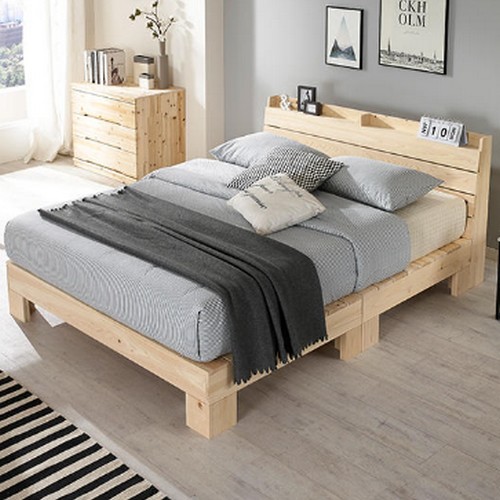 동서가구 뉴페어리 수납헤드 편백 원목 침대 SS (본넬스프링)