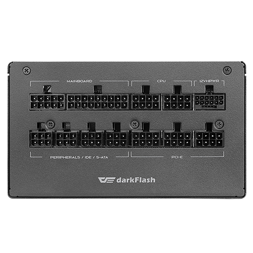 darkFlash UPMOST 1250W 80PLUS골드 풀모듈러 ATX3.0 블랙_이미지