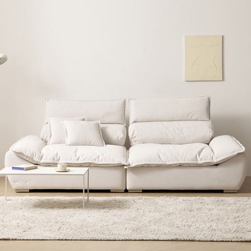 바흐 스윙 와이드 조야 갤럭시 패브릭 소파 3인용