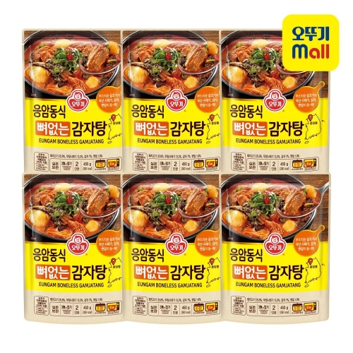 오뚜기 응암동식 뼈없는 감자탕 450g (6개)_이미지