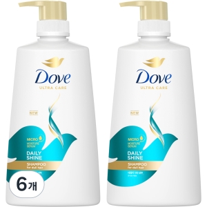 도브 데 샤인 샴푸 680ml 6개_이미지