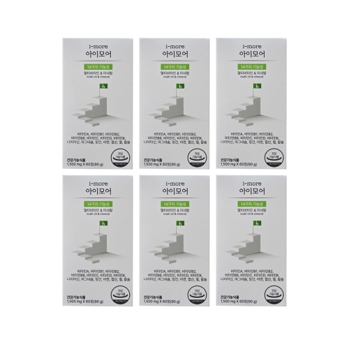 한국네츄럴팜 아이모어 i-more 60정 (6개)_이미지