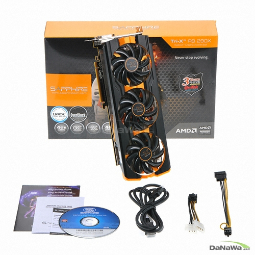 SAPPHIRE 라데온 R9 290X D5 4GB Tri-X_이미지