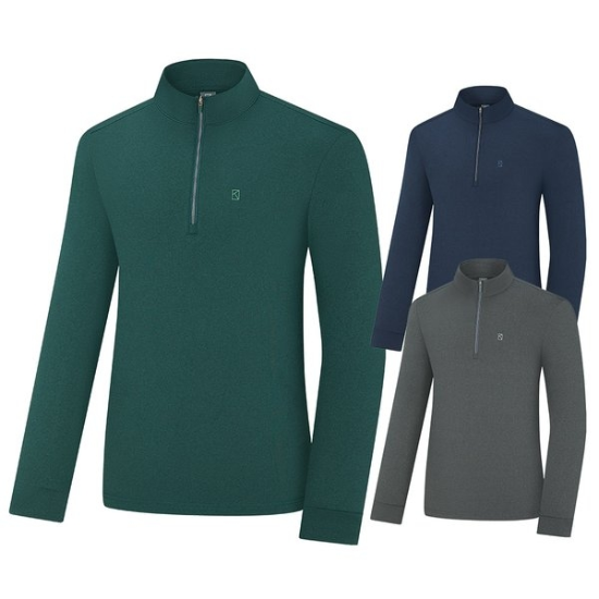 기모 등산 긴팔 반집업 티셔츠 2403TK434M