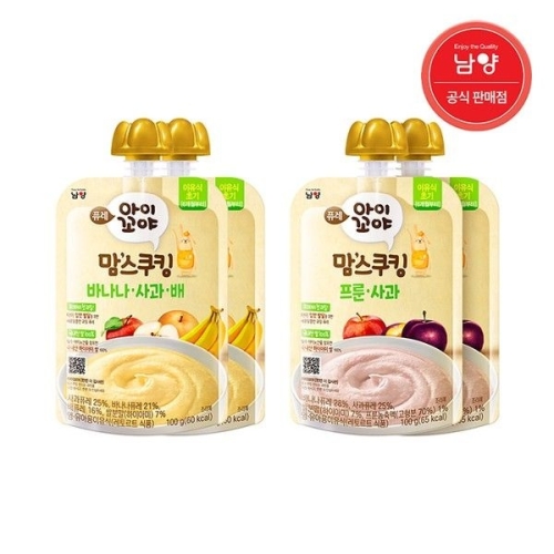남양유업 맘스쿠킹 바나나 사과 배 100g (2개)_이미지
