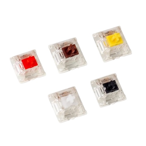 Keychron 게이트론 저소음 스위치 110pcs (저소음 황축)