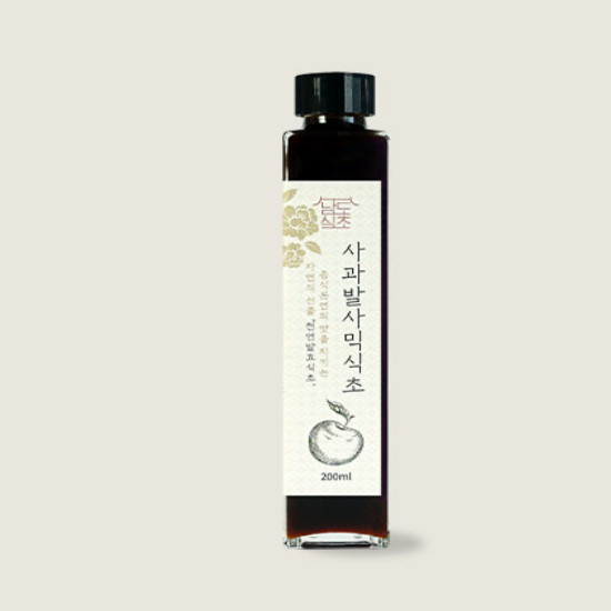 남도식초 하화숙 천연발효 사과 발사믹식초 200ml