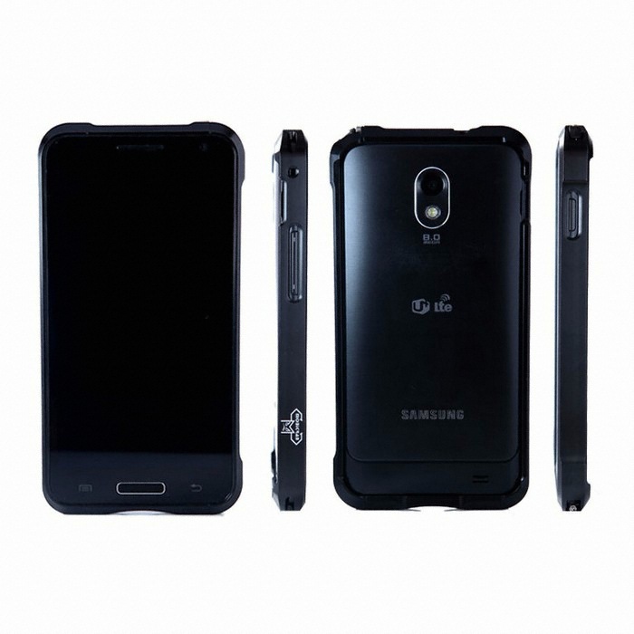 갤럭시S2 HD LTE 알루미늄 메탈범퍼 블랙 [MC-S2HDLTE-BK]