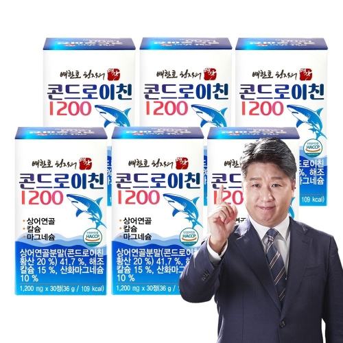 대원헬스케어 배한호 원장의 콘드로이친 1200 30정 (6개)_이미지