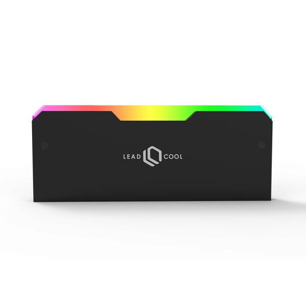 LEADCOOL RH-1 EVO ARGB 메모리 방열판 블랙 (1팩)_이미지
