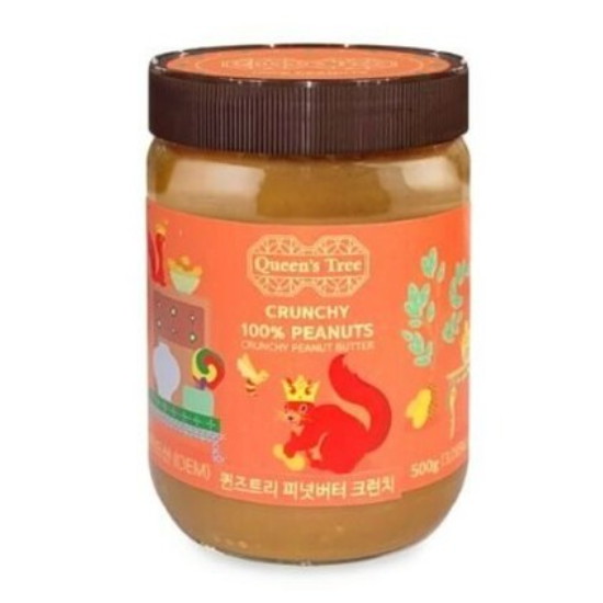 퀸즈트리 피넛버터 크런치 500g (3개)_이미지
