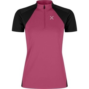 몬츄라 25 헤이드 짚 티셔츠 우먼 MTZN38W-595 HADE ZIP T-SHIRT WOMAN_이미지