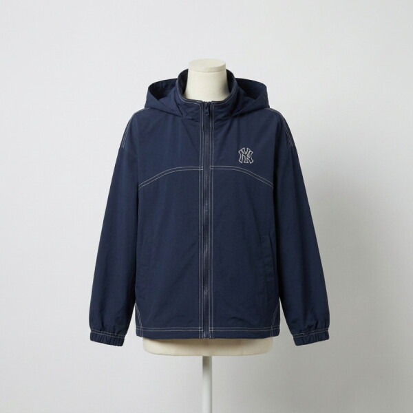 키즈 스포티브 패커블후드 바람막이 뉴욕양키스 NAVY 7AWJB016