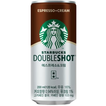 스타벅스 더블샷 에스프레소&크림 200ml