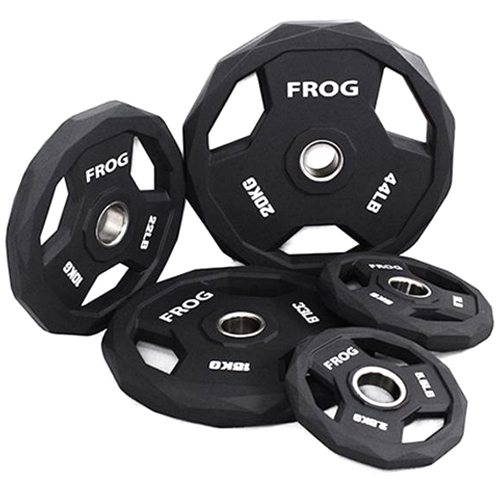 플러그피트니스 폴리곤 우레탄 중량원판 세트 (105kg)_이미지