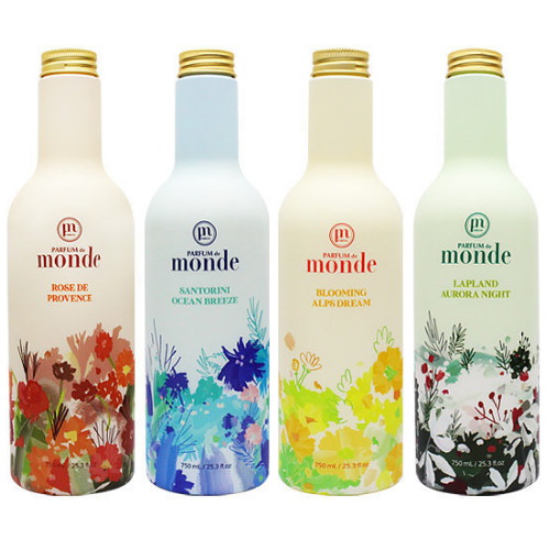 LG생활건강 ㅤ퍼퓸드몽드 섬유유연제 750ml 4종세트 (1세트)_이미지