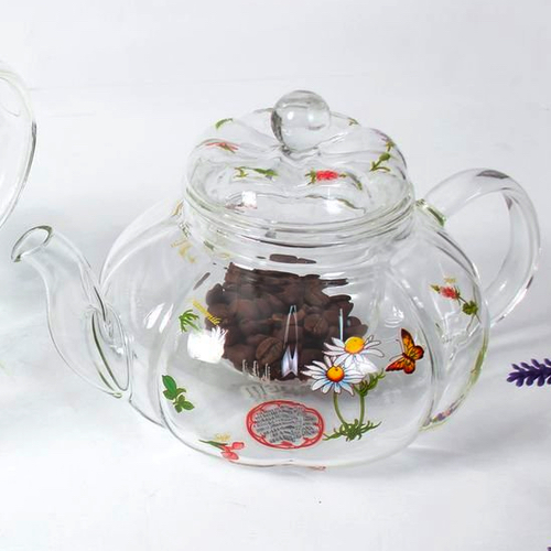 이모셔널 허브 펌킨 내열유리티포트 700ml