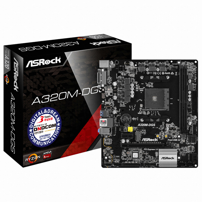 ASRock A320M-DGS ��ص���