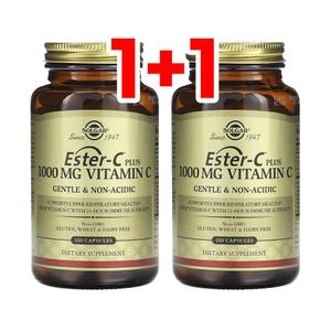 솔가 Ester-C 플러스 1000mg 비타민C 100캡슐 (2개)_이미지