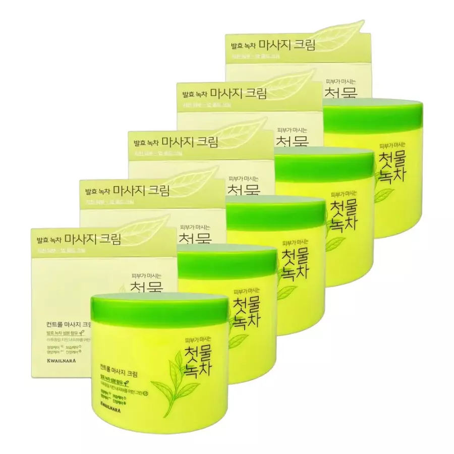 첫물녹차 컨트롤 마사지 크림 300ml (5개)_이미지