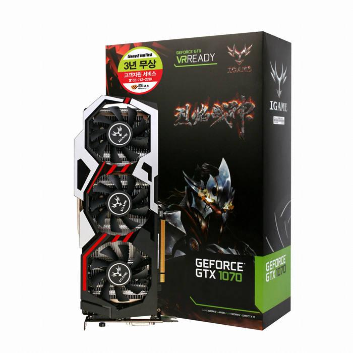 COLORFUL ������ GTX1070 iGame U-TOP D5 8GB