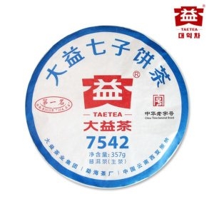 대익차 대익보이차 7542 1901 생차 357g (1개)