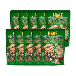 바프 구운양파맛 아몬드 120g 10봉 10개