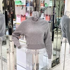 샤넬 엘러브 24B 사이드 턴락 풀오버 36 그레이 4ET1788_이미지