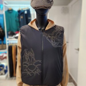 디즈니골프  벅스버니 자수 패딩 조끼 SO8LJV015