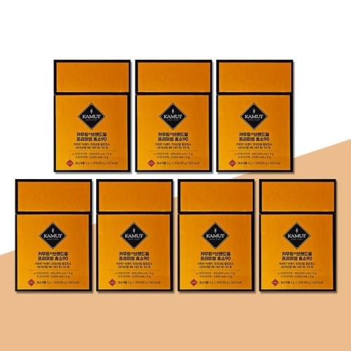 코스팜 그레인온 카무트 브랜드밀 프리미엄 효소90 3g 30포 (7개)