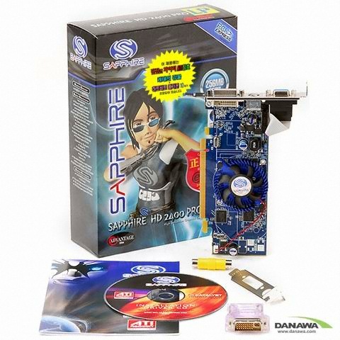 SAPPHIRE 라데온 HD 2400Pro 256MB LP 던전앤파이터 이엠텍_이미지